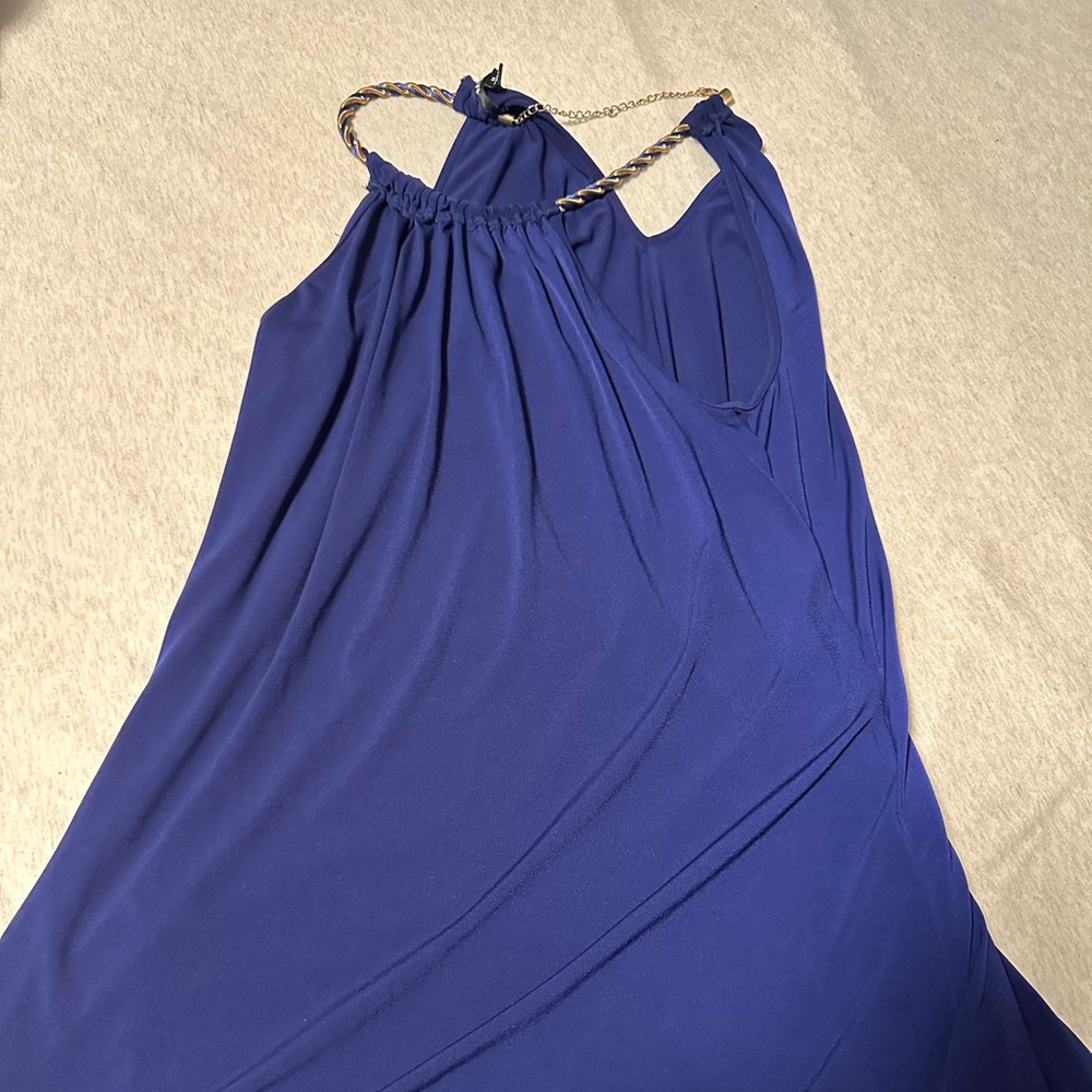 MSK Blue Dress Worn once